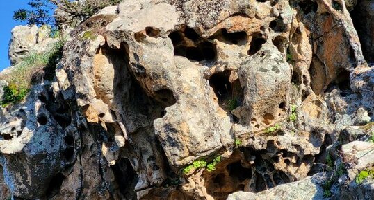 Corse - Ocana - Punta d'Arese -Granite Perthitique à Hastingsite-fayalite