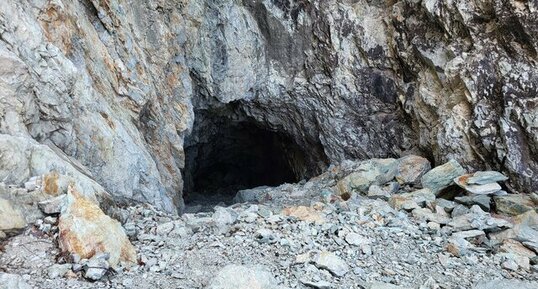 Corse - Ghisoni - Mine de Finosa - Azurite