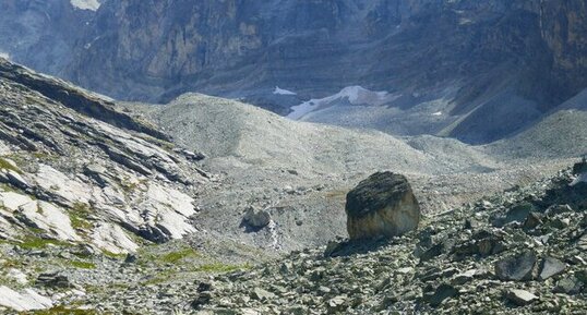 Moraine du Glacier d'Etache