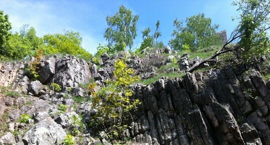 Anticlinal du chateau de Checiny