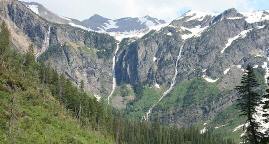 Cirque glaciaire, Avalanche Creek, Glacier National Park