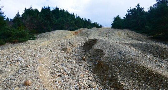 Ancien filon minier d'Eteize