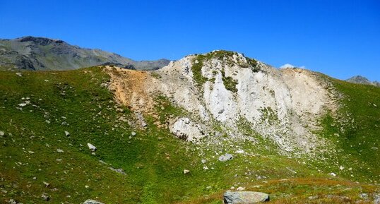 Gypse triasique du massif du Mont Thabor