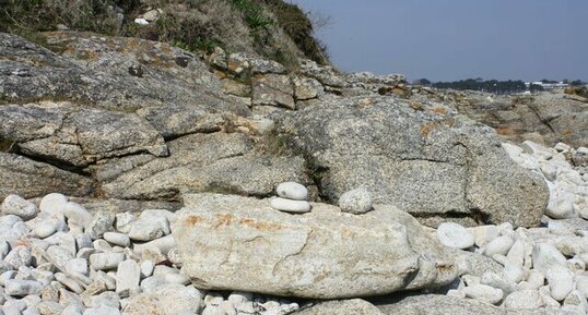 Plage de galets