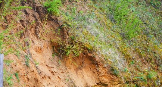 Sables fluviatiles rougeâtres à Pontlevoy
