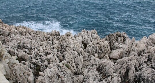 Lapiez côtier du Cap Ferrat