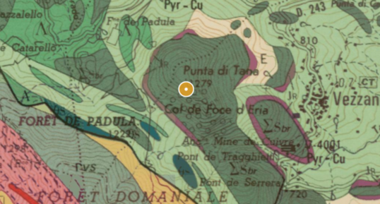 Corse - Rospigliani - Radiolarites