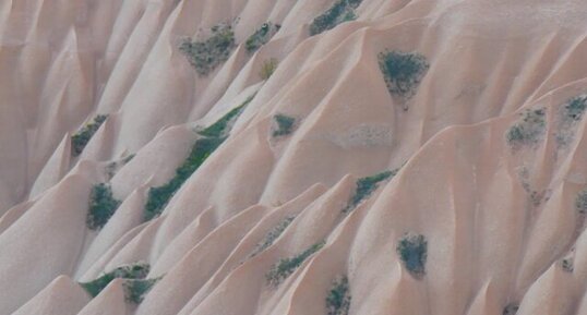 Erosion de tuf ignimbritique de la Cappadoce