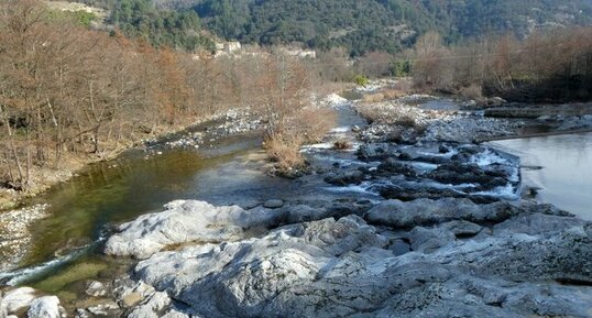 Migmatites de Pont-de-Bayzan (Ardèche)