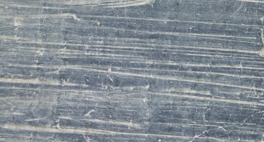 Stries glaciaires laissées par le Glacier Athabaska