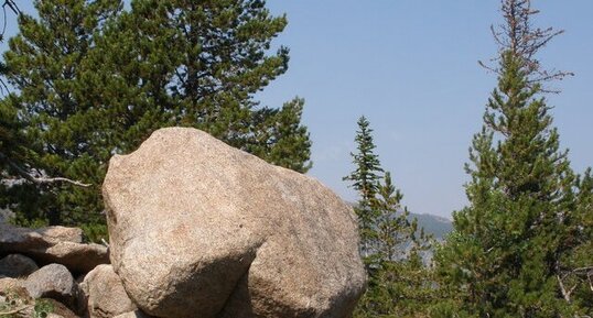 Bloc erratique, Rocky Mountain National Park