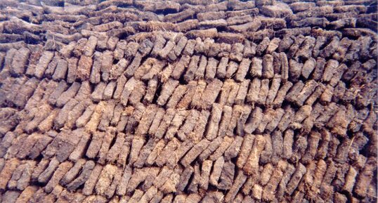 Briquettes de tourbe