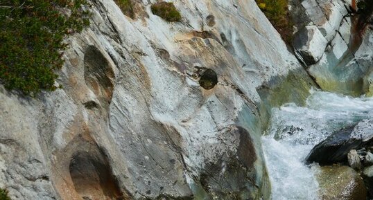 Anciennes marmites glaciaires