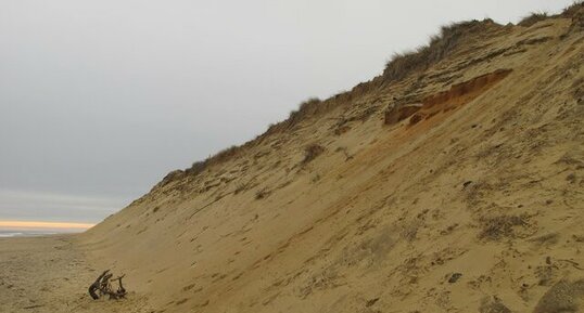 Fossil sand dunes, Cape Cod