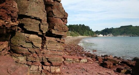 Grès rouges fins de Bréhec