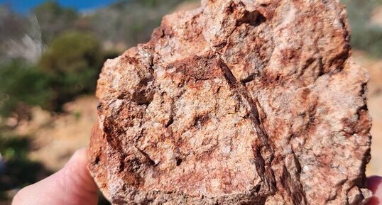 Corse - Piana - Capu Rossu - Granite Perthitique à Arfvedsonite