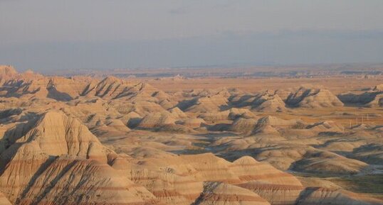 Formation des badlands