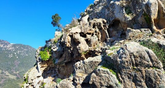 Corse - Ocana - Punta d'Arese -Granite Perthitique à Hastingsite-fayalite