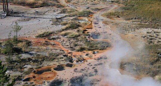 Sources hydrothermales d'Artist Painpot, Yellowstone