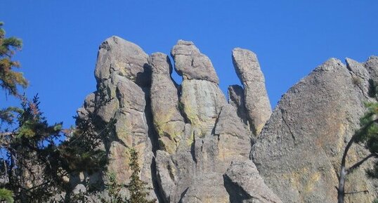 Pegmatites de Cathedral Spires, Custer SP