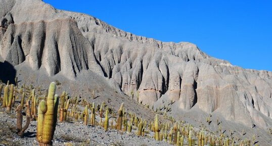 Erosion dans formations sédimentaires meubles