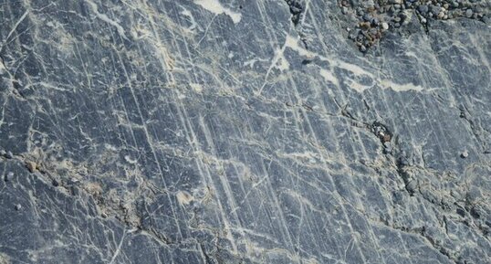 Stries glaciaires du Glacier Athabasca