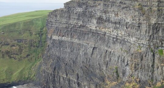 Série détritique carbonifère des falaises de Moher