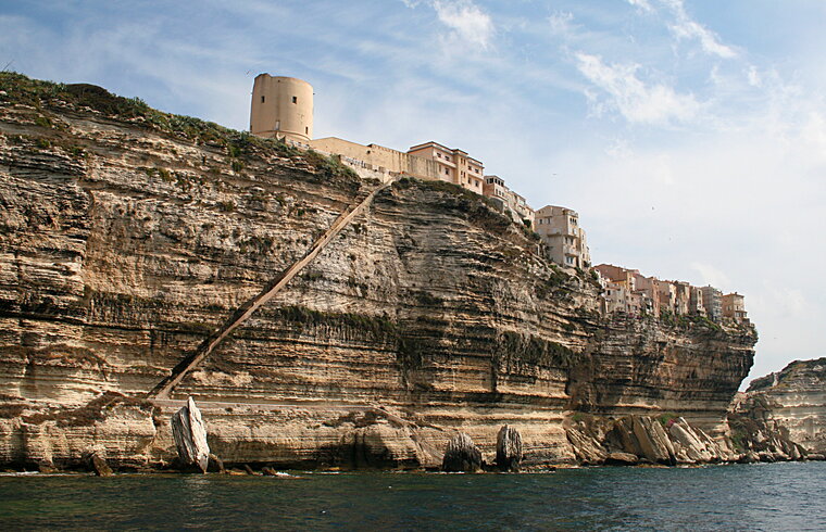 0 Bonifacio Falaises et Escalier du roi d Aragon 1